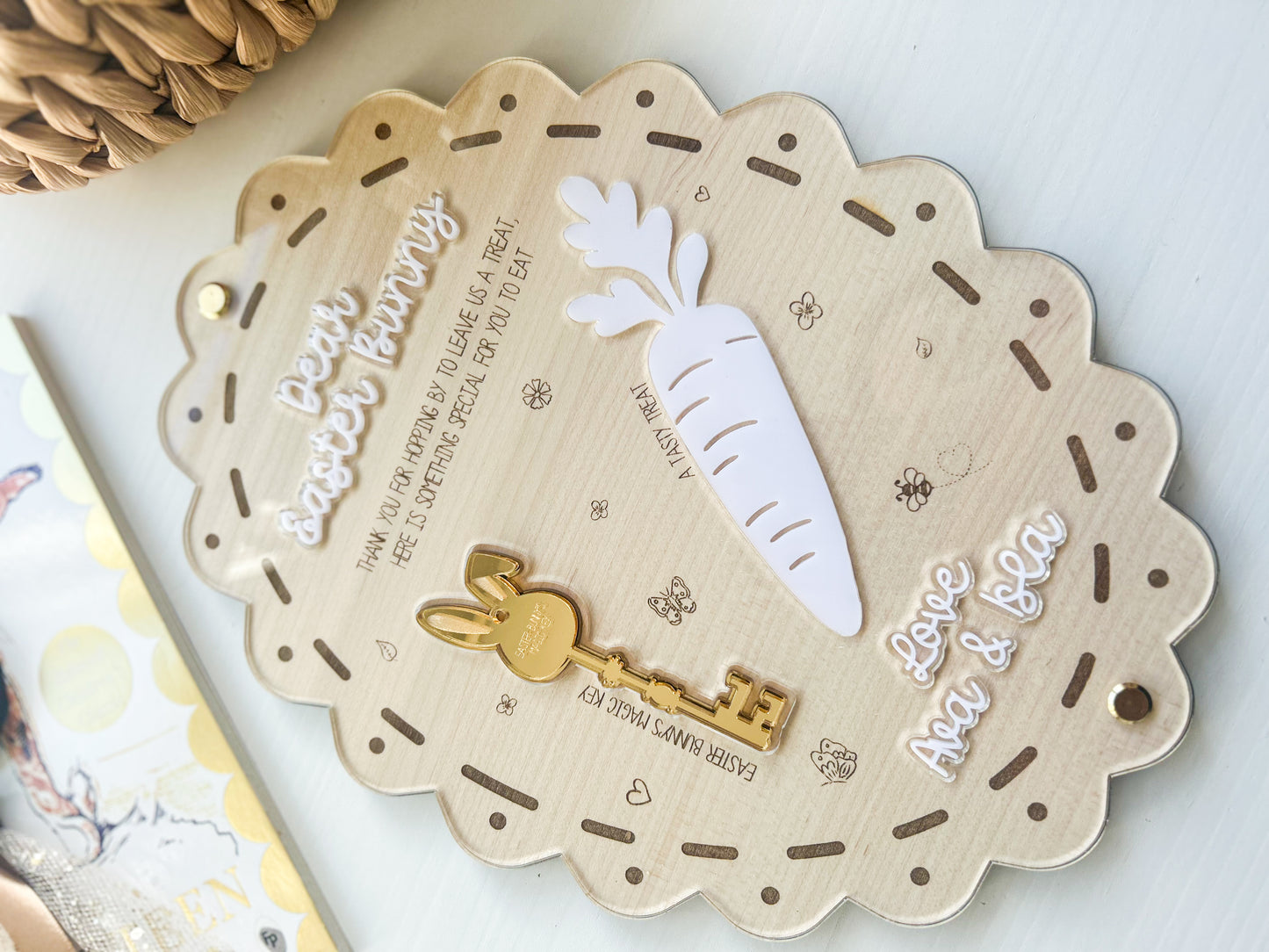 Easter Bunny treat board