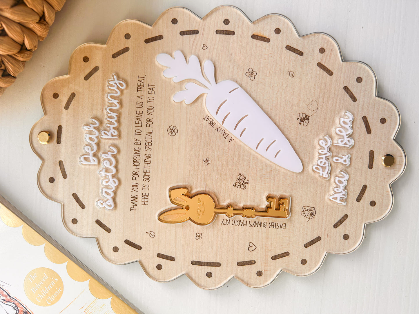 Easter Bunny treat board