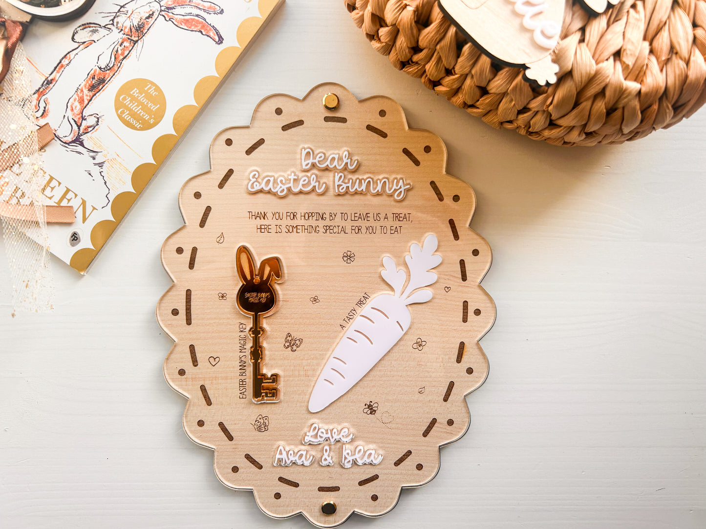 Easter Bunny treat board