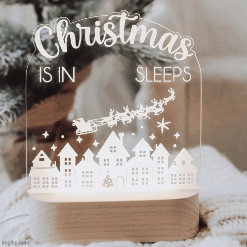 Christmas countdown light