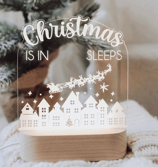 Christmas countdown light